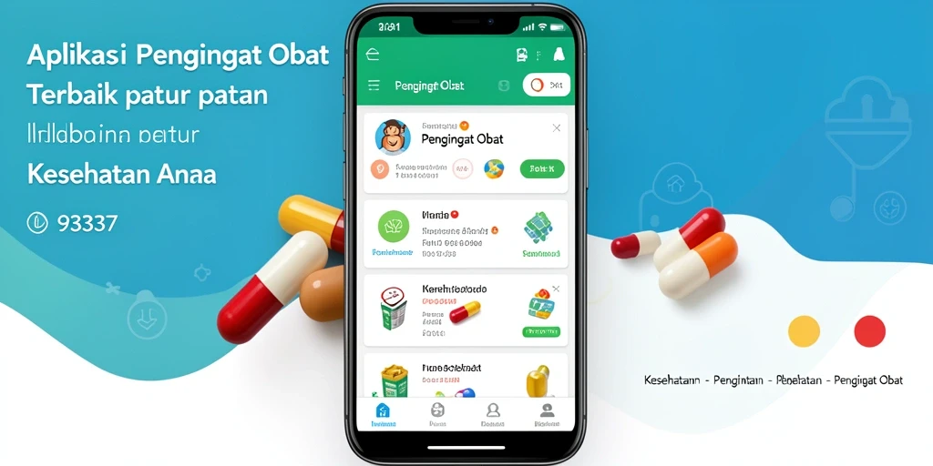 Antarmuka pengguna aplikasi Pengingat Obat yang intuitif dan mudah digunakan.
