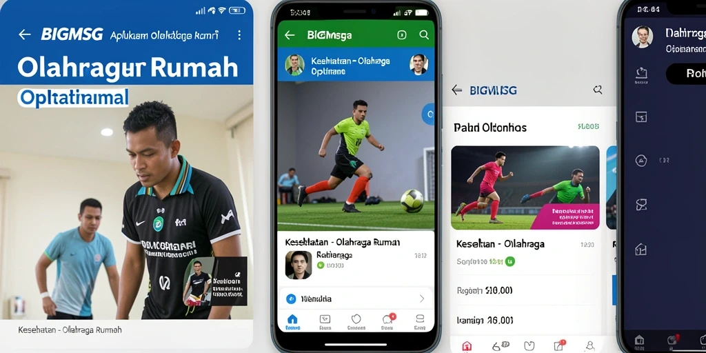 Tampilan menarik dan fungsi intuitif dari aplikasi BIGMSG.