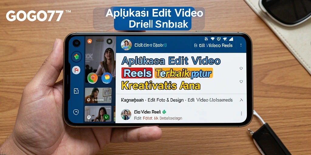 Antarmuka GOGO77 menampilkan berbagai fitur untuk Edit Video Reels.