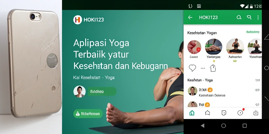 Screenshot antarmuka HOKI123 menampilkan berbagai pose Yoga.