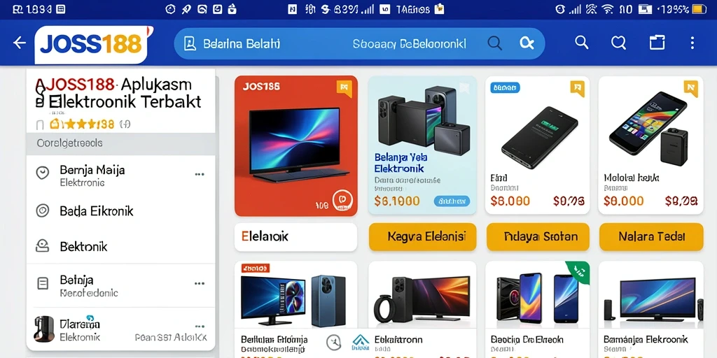 Tampilan antarmuka JOSS188 yang sederhana dan fungsional.